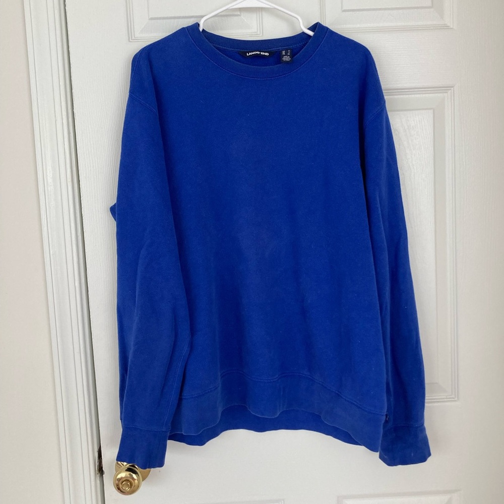 Blue lands’ end crewneck